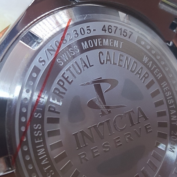 FIRM PRICE-ON SALE-NWOT Invicta Reserve Swiss Calendar - Picture 5 of 15